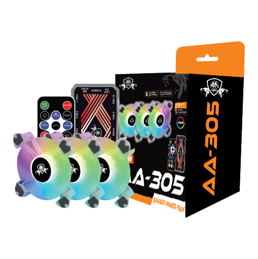 AA Tiger Case Fans AA-305 White AA Tiger Case Fans AA-305 White